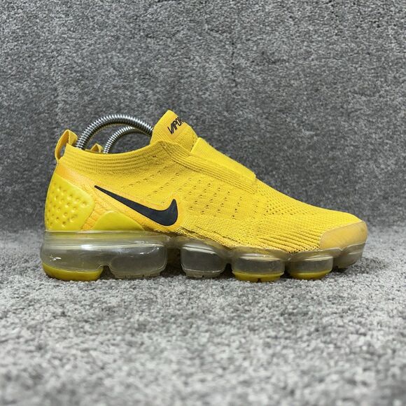Nike Air VaporMax Moc 2 AJ6599-700 Women’s Size 8.5 Yellow Running Shoes Used - Picture 1 of 10